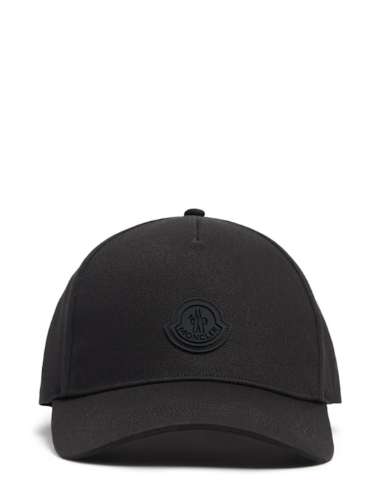 Moncler - Logo cotton gabardine baseball cap
