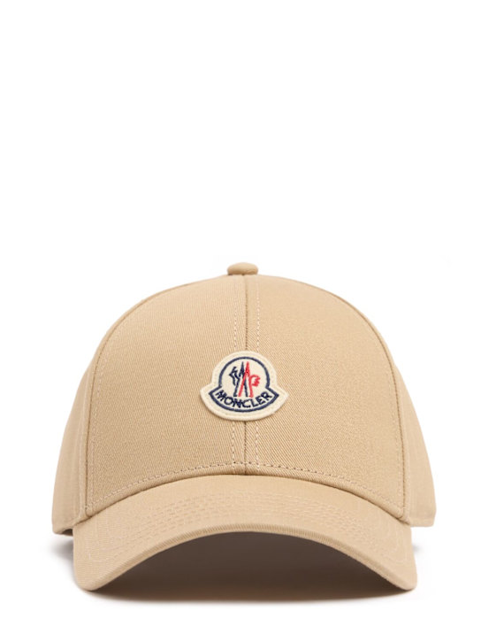 Moncler - Logo cotton gabardine baseball cap