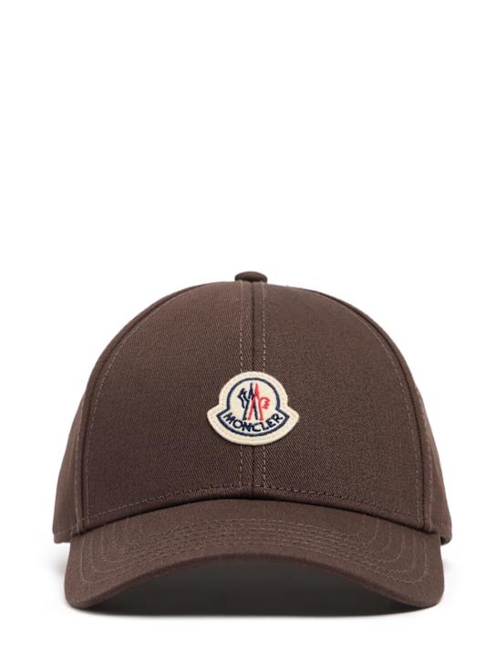 Moncler - Logo cotton gabardine baseball cap