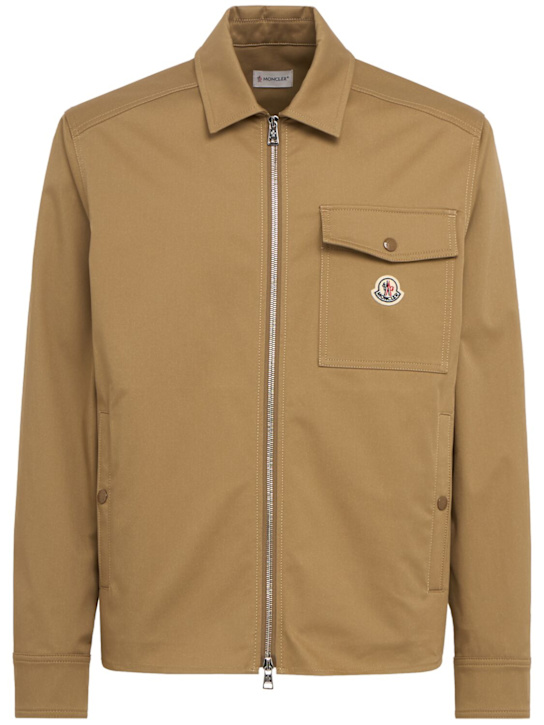 Moncler - Cotton blend gabardine shirt jacket