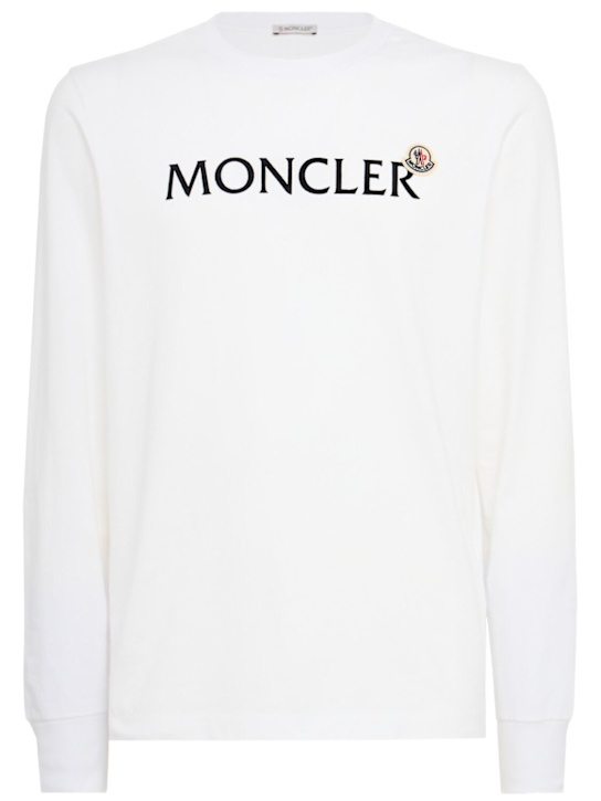 Moncler - Logo cotton l/s t-shirt
