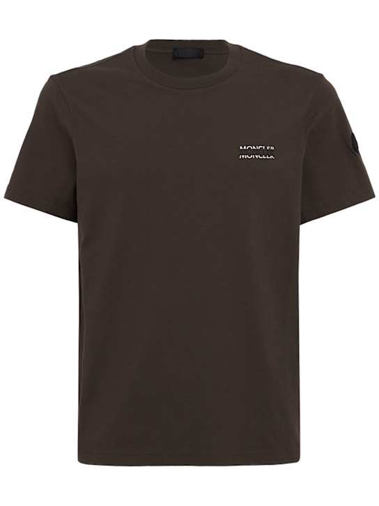 Moncler - Logo cotton jersey t-shirt