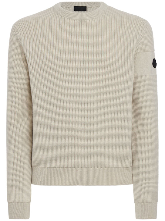 Moncler - Logo virgin wool sweater