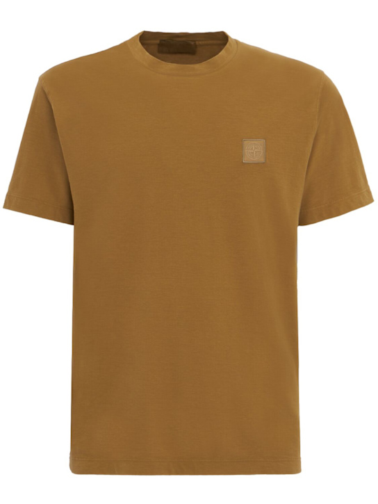 Logo patch cotton t-shirt