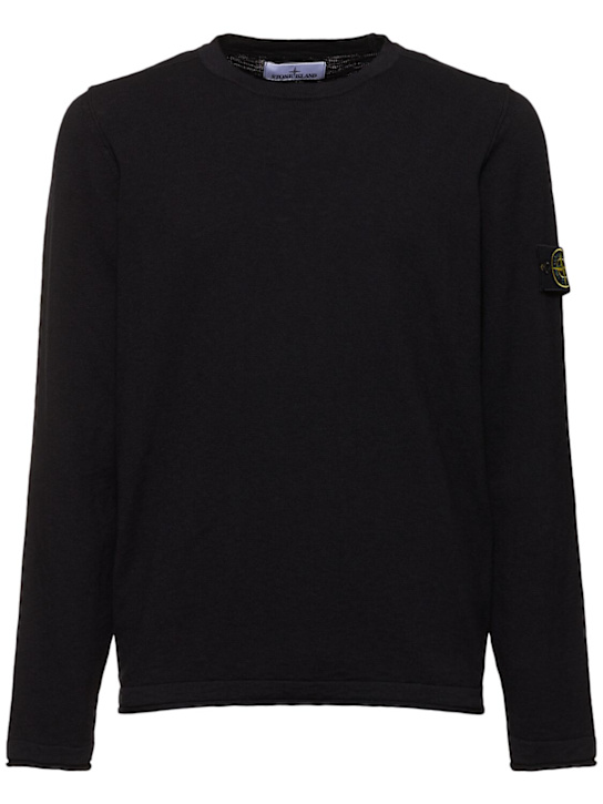 Stone Island: Crewneck cotton sweater