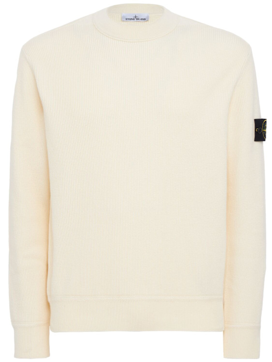 Logo cotton crewneck sweater