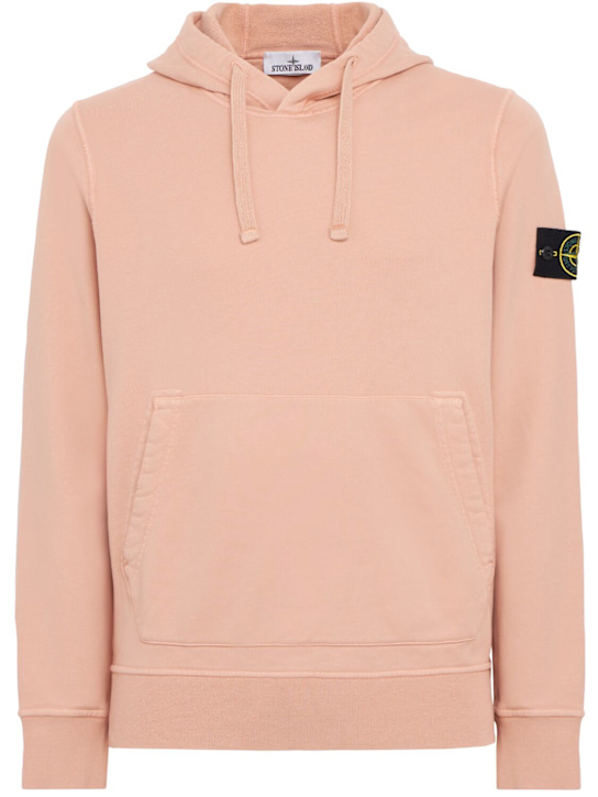 Stone Island - Logo cotton hoodie