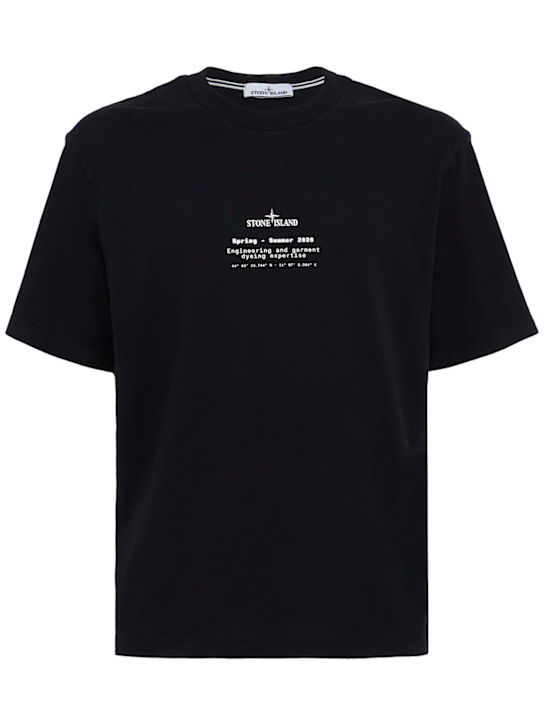Stone Island - Logo cotton t-shirt