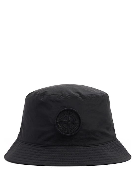Stone Island - Logo nylon bucket hat