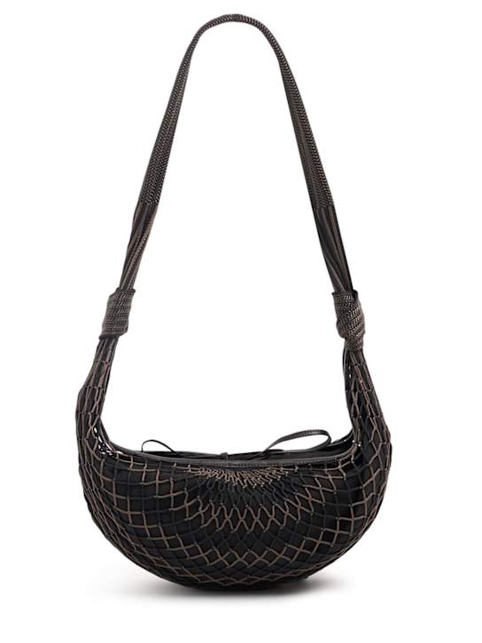 Lemaire: Medium Fortune Croissant woven bag