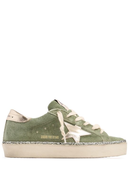 Golden Goose - Hi Star waxed suede sneakers