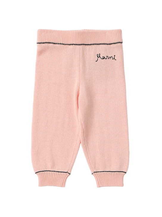 Marni Junior - Cotton knit pants