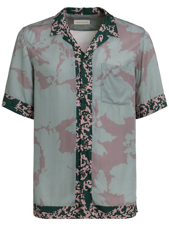 Dries Van Noten: Hemd aus Cupro „Carltone“