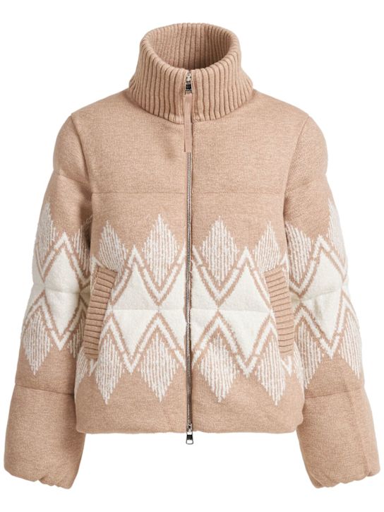 Varley - Belinda knit puffer jacket