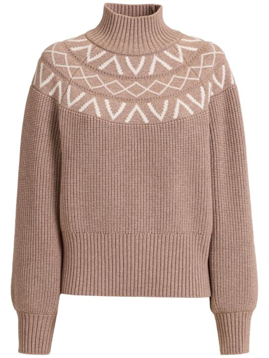 Varley - Marcie Fairisle yoke knit sweater