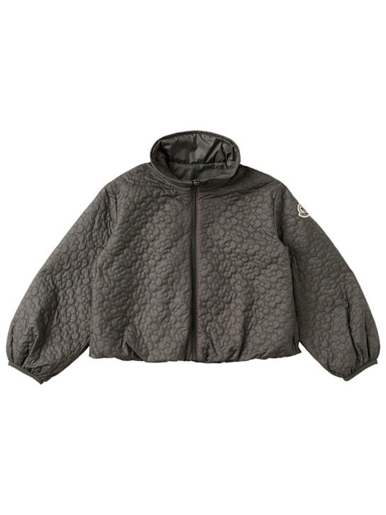 Moncler: Kamelya floral-quilted padded jacket