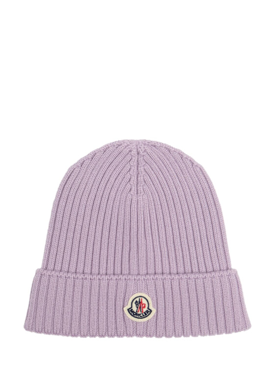 Moncler - Logo virgin wool beanie