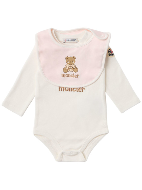 Moncler - Teddy bear logo cotton set