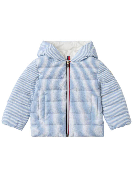 Moncler - Haluk cotton seersucker down jacket