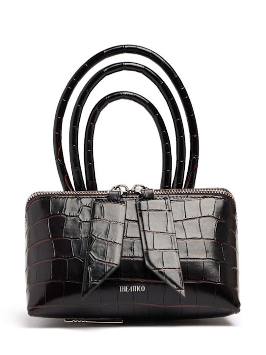 The Attico: Sac en cuir embossé Friday mini
