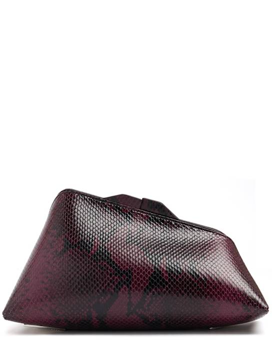 The Attico - 8.30 PM embossed leather clutch