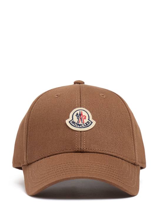 Moncler - Logo cotton gabardine baseball cap