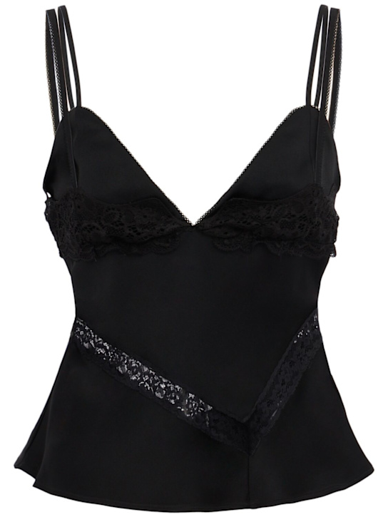 MSGM - Lace & satin camisole