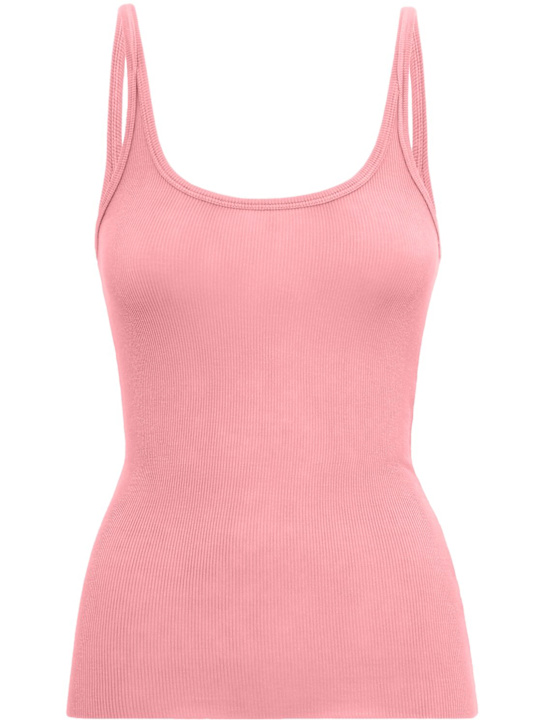 MSGM - Ribbed stretch viscose tank top