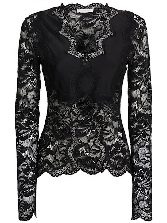 Rabanne - Stretch lace top