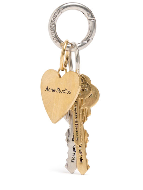 Acne Studios - Logo key ring holder