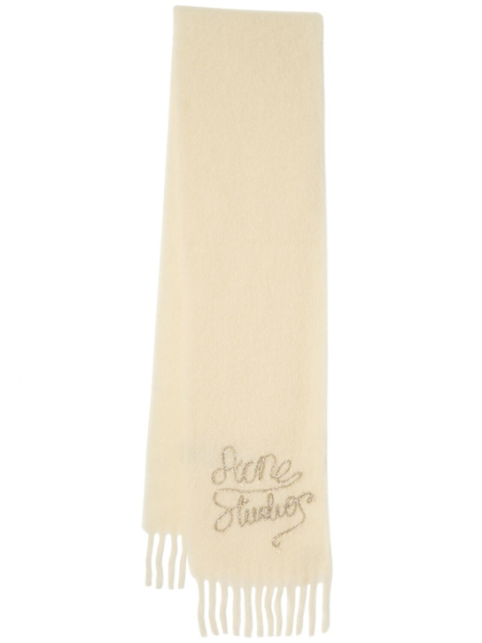 Acne Studios - Vally embroidered logo scarf