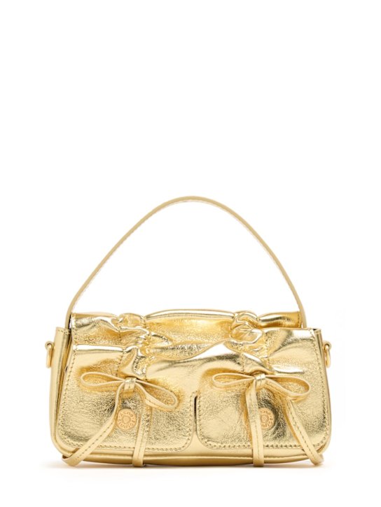 Acne Studios: Multipocket lux metallic micro crossbody