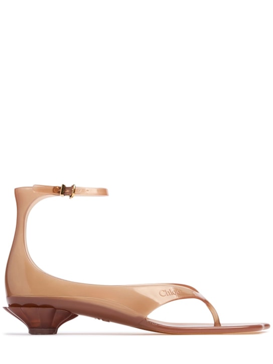 Chloé - 20mm hohe Sandalen aus Gummi