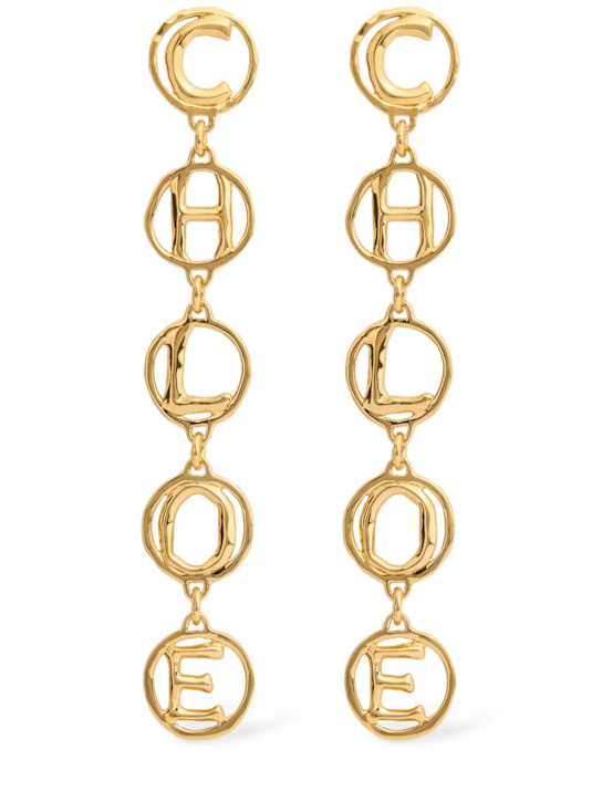 Chloé: Boucles d’oreilles longues Script