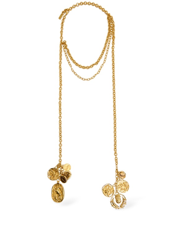Chloé - Medals long necklace
