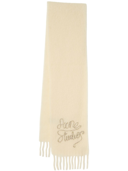 Acne Studios - Vally solid winter logo scarf
