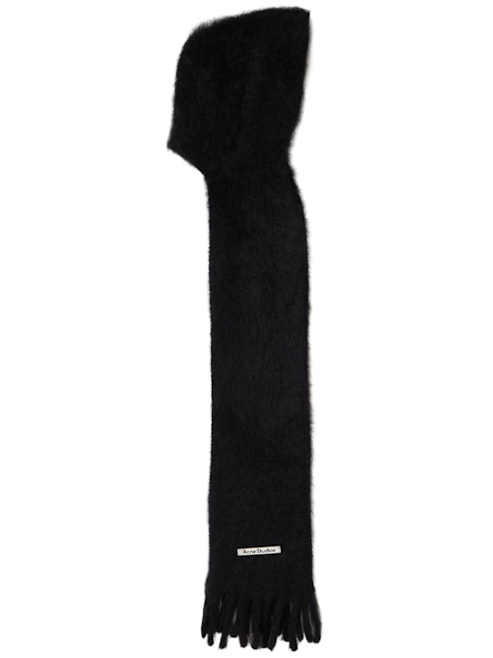 Acne Studios: Kooder hooded mohair & wool scarf