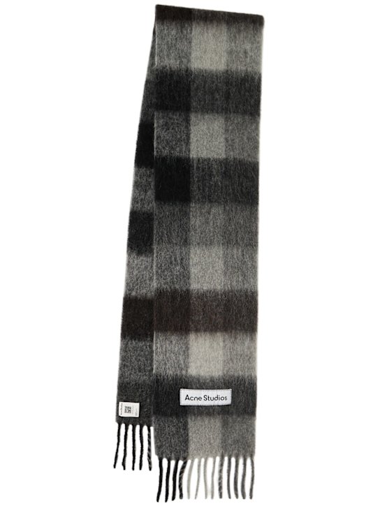 Acne Studios - Vally checked alpaca blend scarf