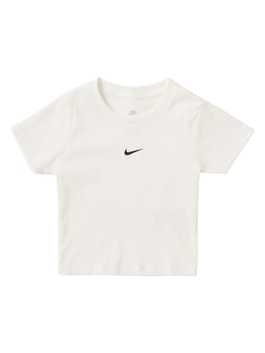Nike - Slim fit ribbed stretch cotton t-shirt