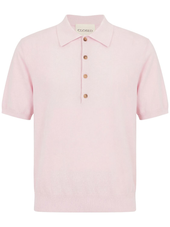 Closed: Short sleeve cotton polo shirt