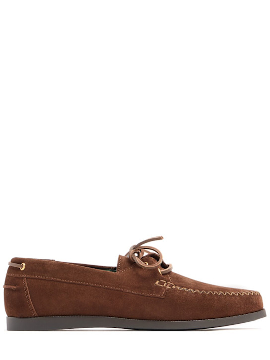 VINNY'S - Boatman suede shoes