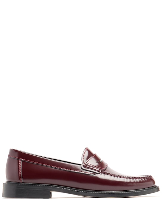 VINNY'S - Yardee embossed leather loafers