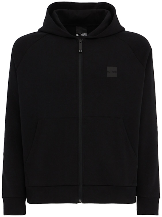 OUTHERE - Aura cotton blend zip-up sweatshirt