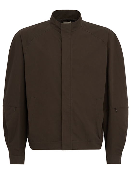 AMOMENTO - Raglan cotton zip jacket