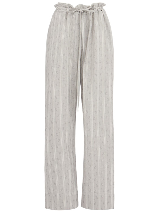 ERDEM - Ditsy striped cotton pants