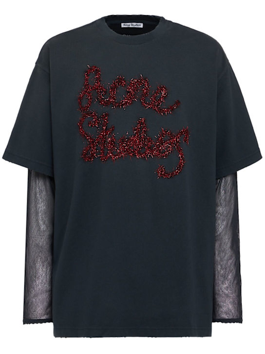 Acne Studios: Langarm-Shirt aus Baumwolle