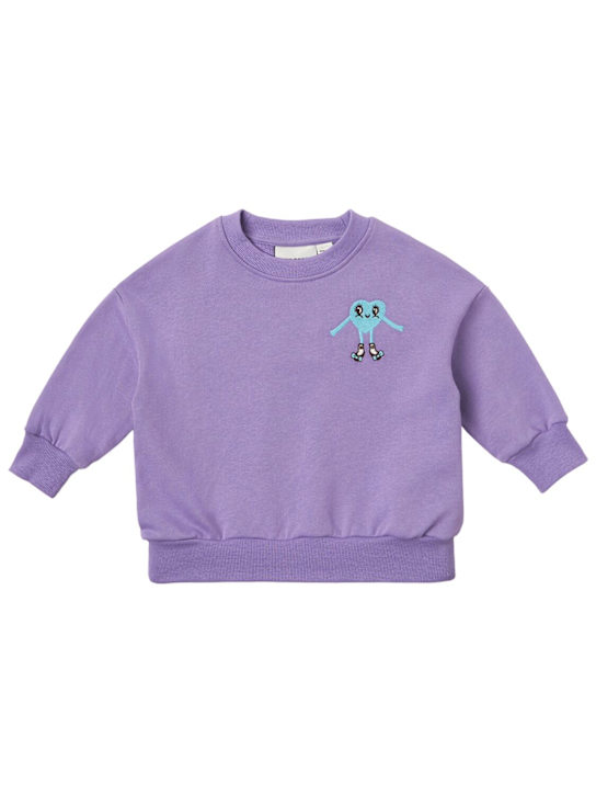 Mini Rodini: Printed cotton crewneck sweatshirt