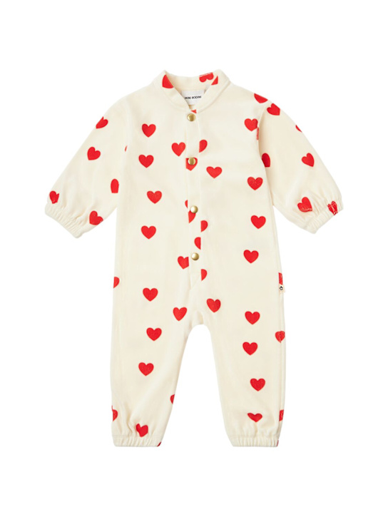 Mini Rodini - Printed cotton blend jersey romper