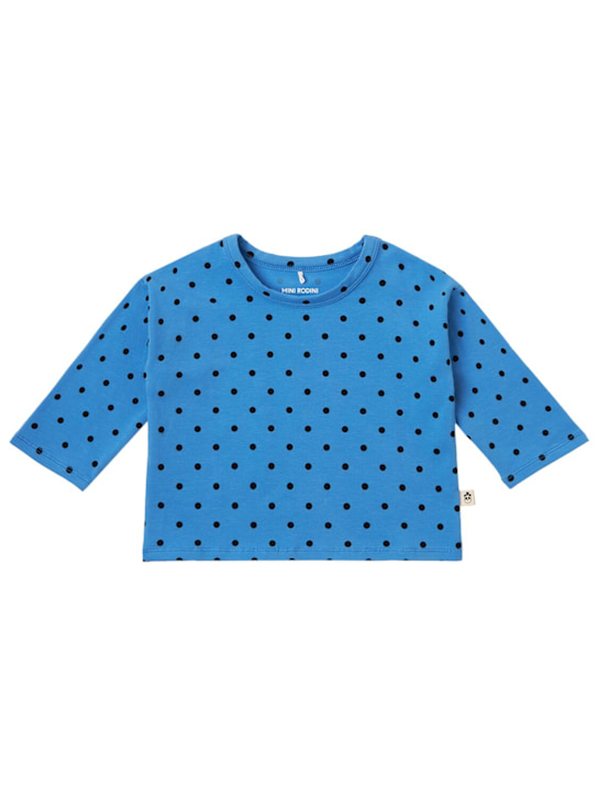 Mini Rodini: Printed cotton blend t-shirt