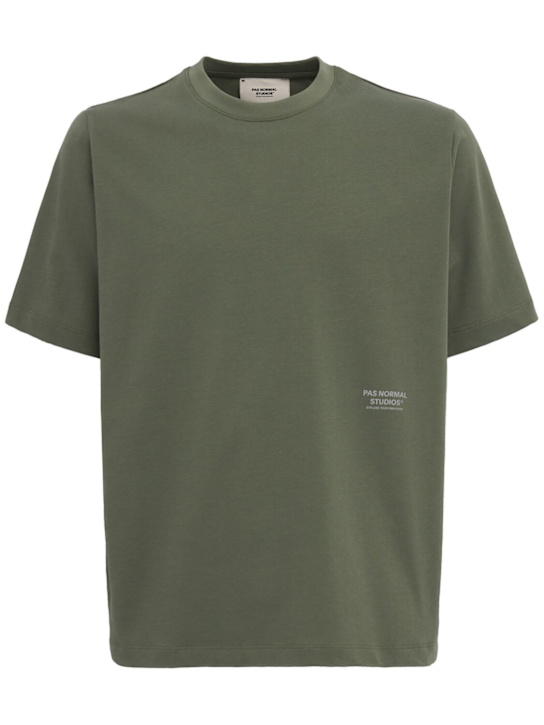 PAS NORMAL: Relaxed fit short sleeve t-shirt